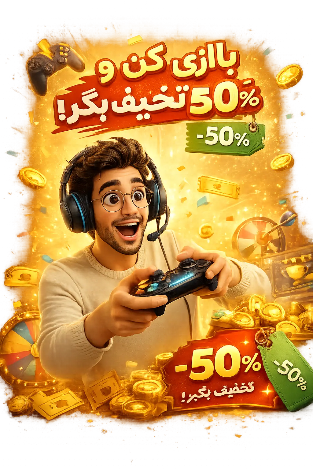 بازی کن و پنجاه درصد تخفیف طراحی سایت از آرتمیس‌لند بگیر